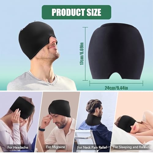 Inca Icy Mask Fascia Emicrania Gel Caldo-Freddo Riutilizzabile