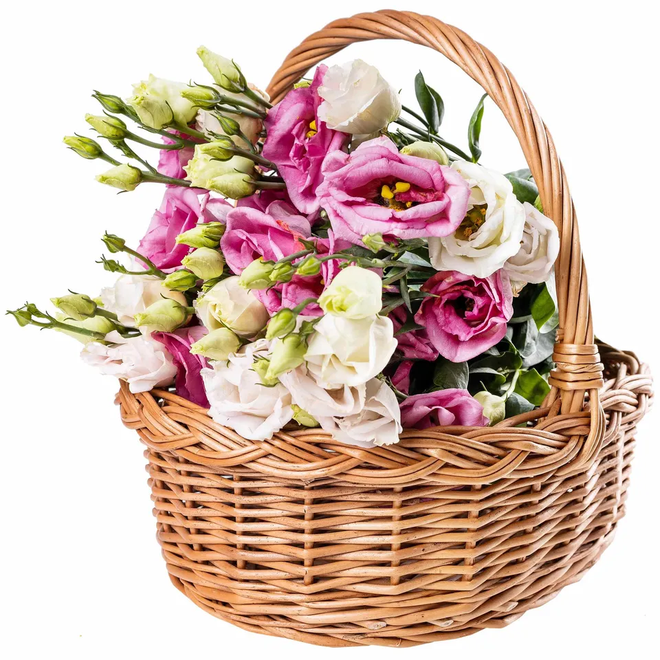 Creative Home Cestino Vimini Manico 30x27x24 cm Piccolo