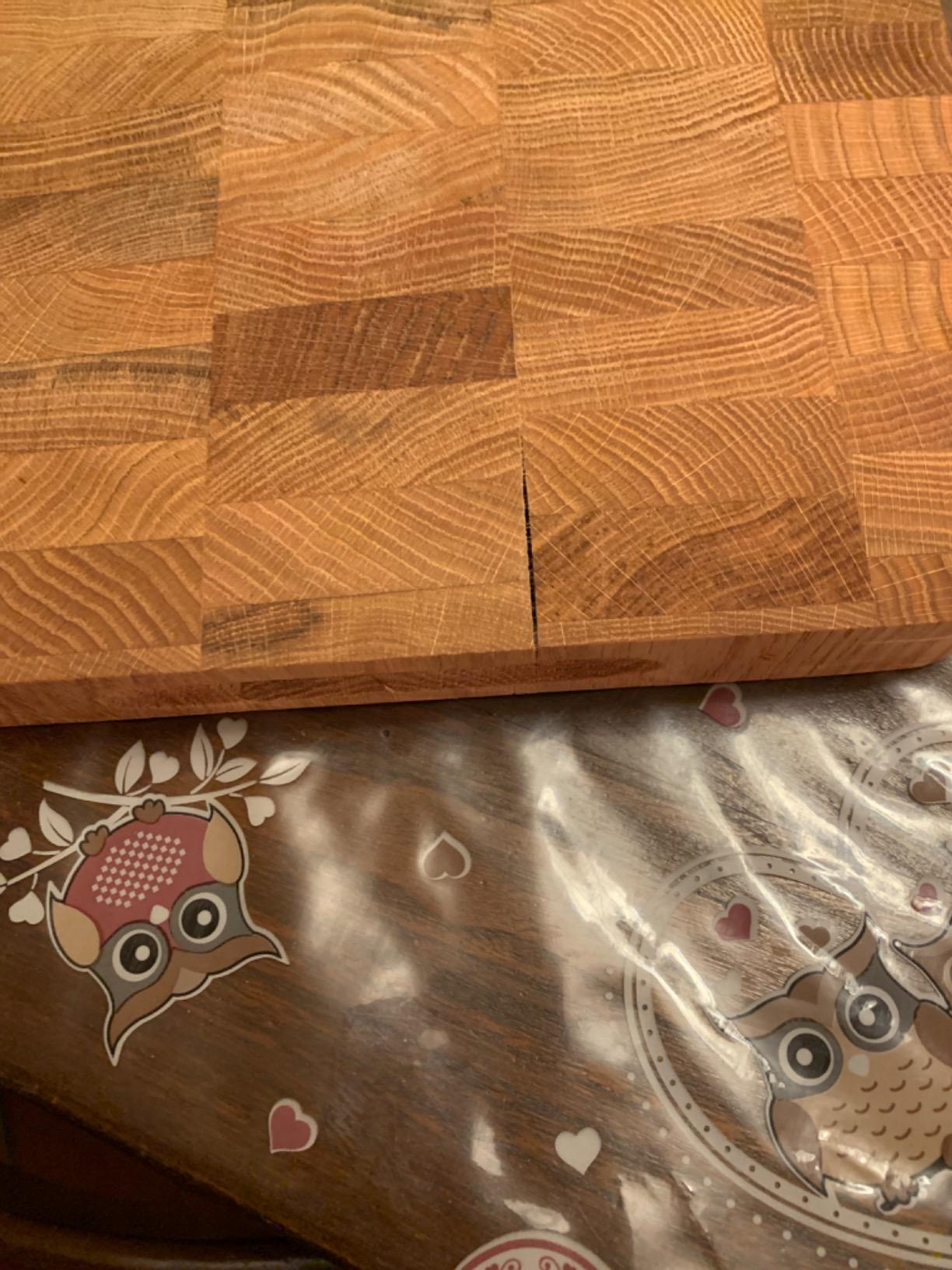 Creative Home Tagliere Quercia 32x24x4 cm Legno Massiccio