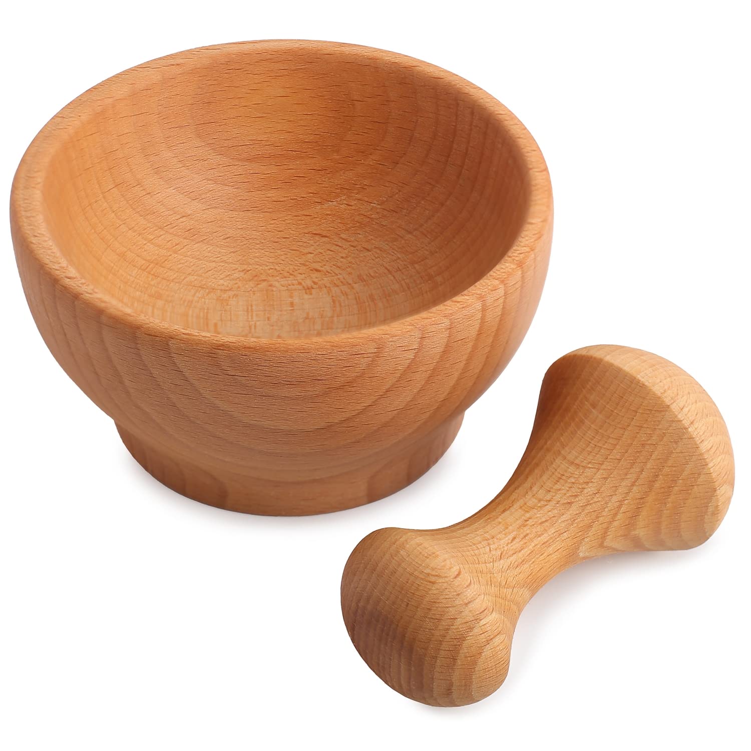 Creative Home Mortaio Pestello Faggio 10,5 cm Legno