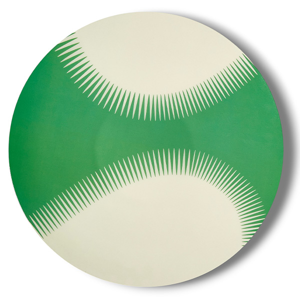 Gangzaï Geometrica Wave GD659 vassoio rotondo fantasia