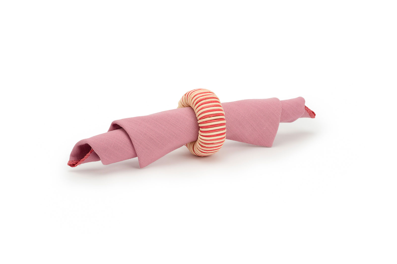 Mila Maurizi Mélodie Melograno b-02 anello portatovaglioli rosa