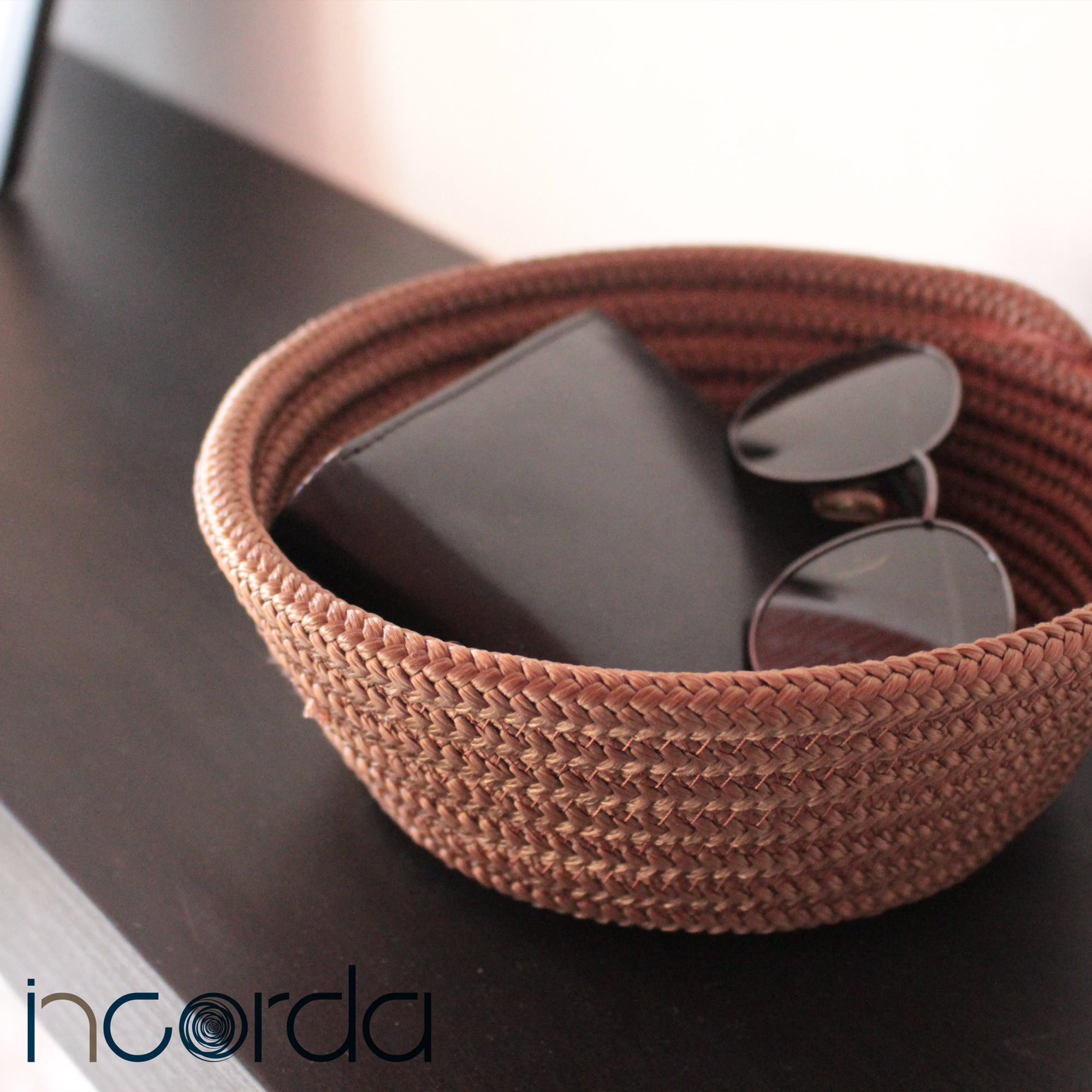 Incorda InPocket svuota tasche in corda fatto a mano