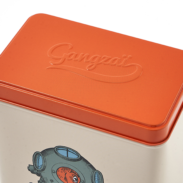 Gangzaï Arti Scaphopoulp GD605 scatola in latta