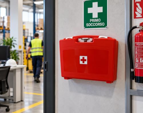 Inca Cassetta Primo Soccorso Aziendale Allegato 1 con Staffa