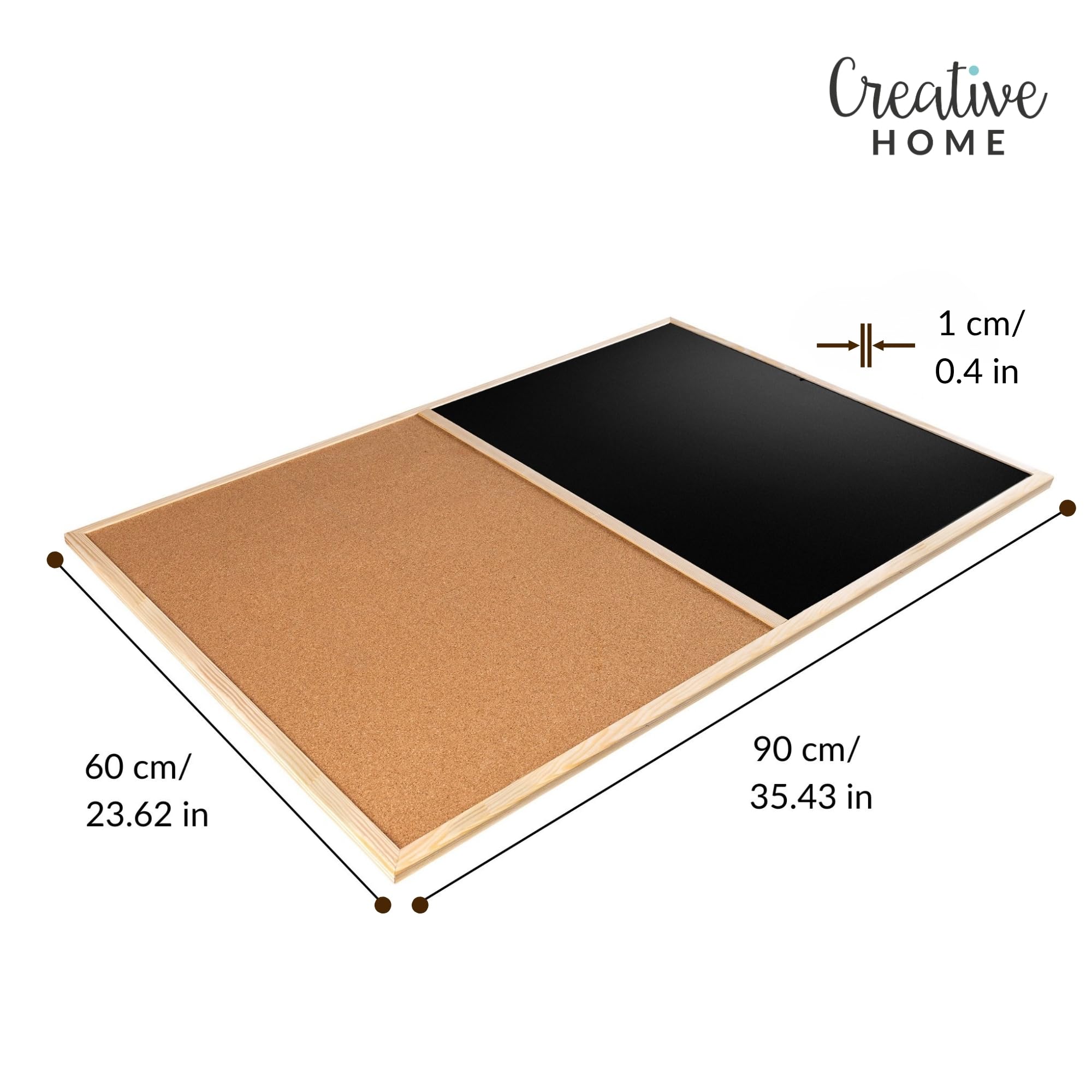 Creative Home Lavagna Magnetica Sughero 90x60 cm Parete