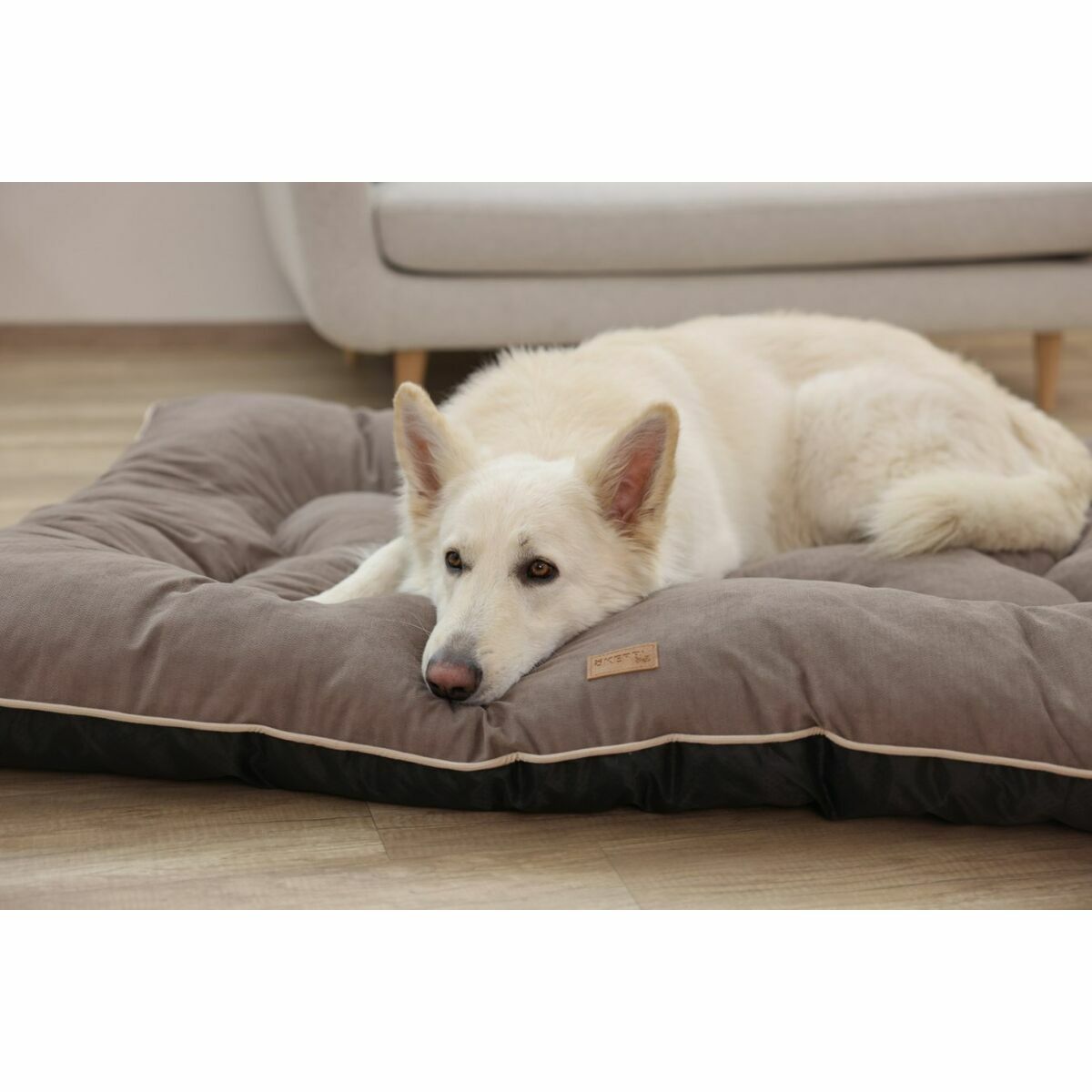 Kerbl Hueso cuccia per cani marrone morbida