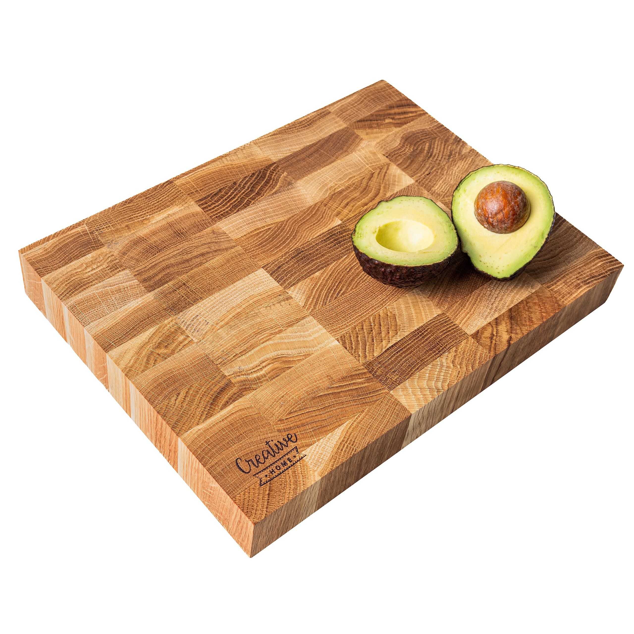 Creative Home Tagliere Quercia 32x24x4 cm Legno Massiccio