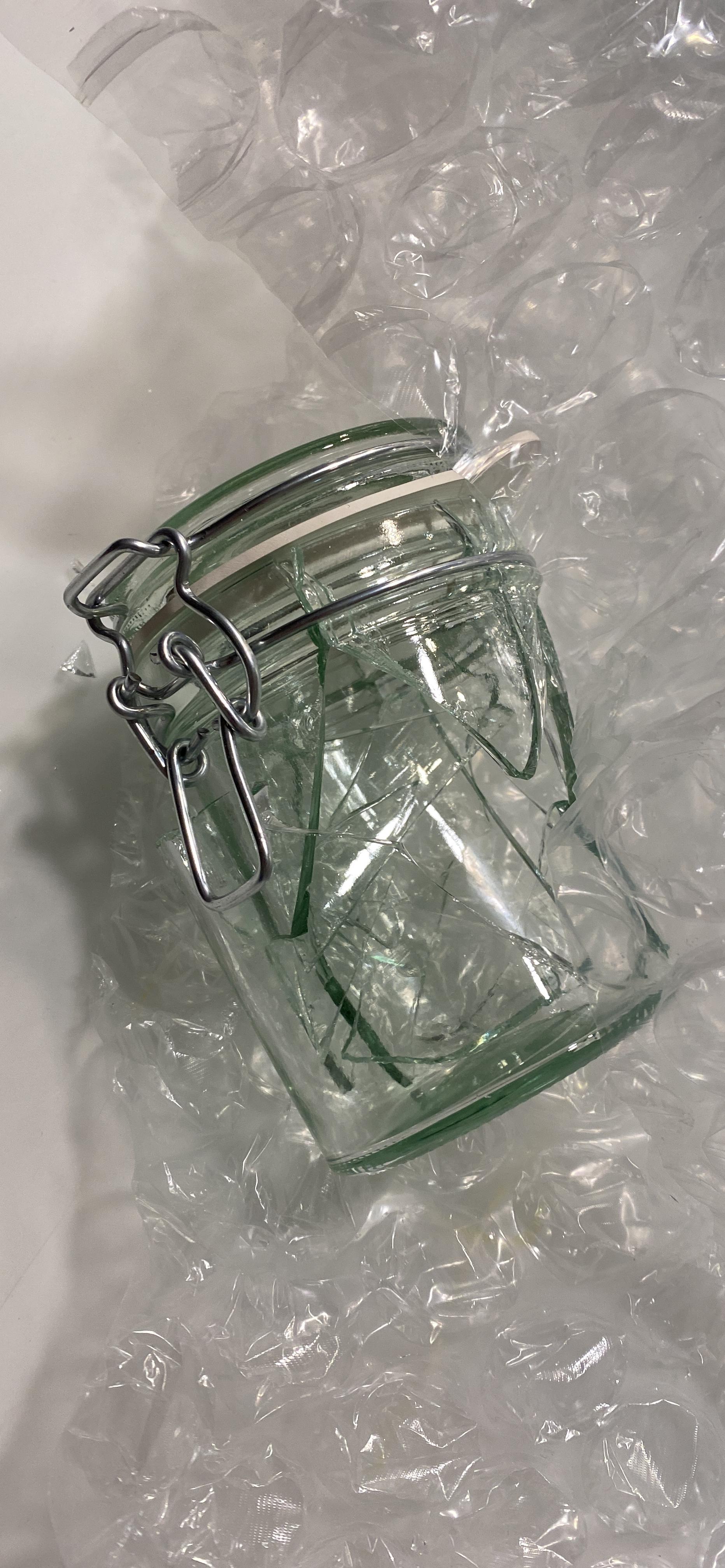 Creative Home set 10 barattoli vetro 500 ml ermetici