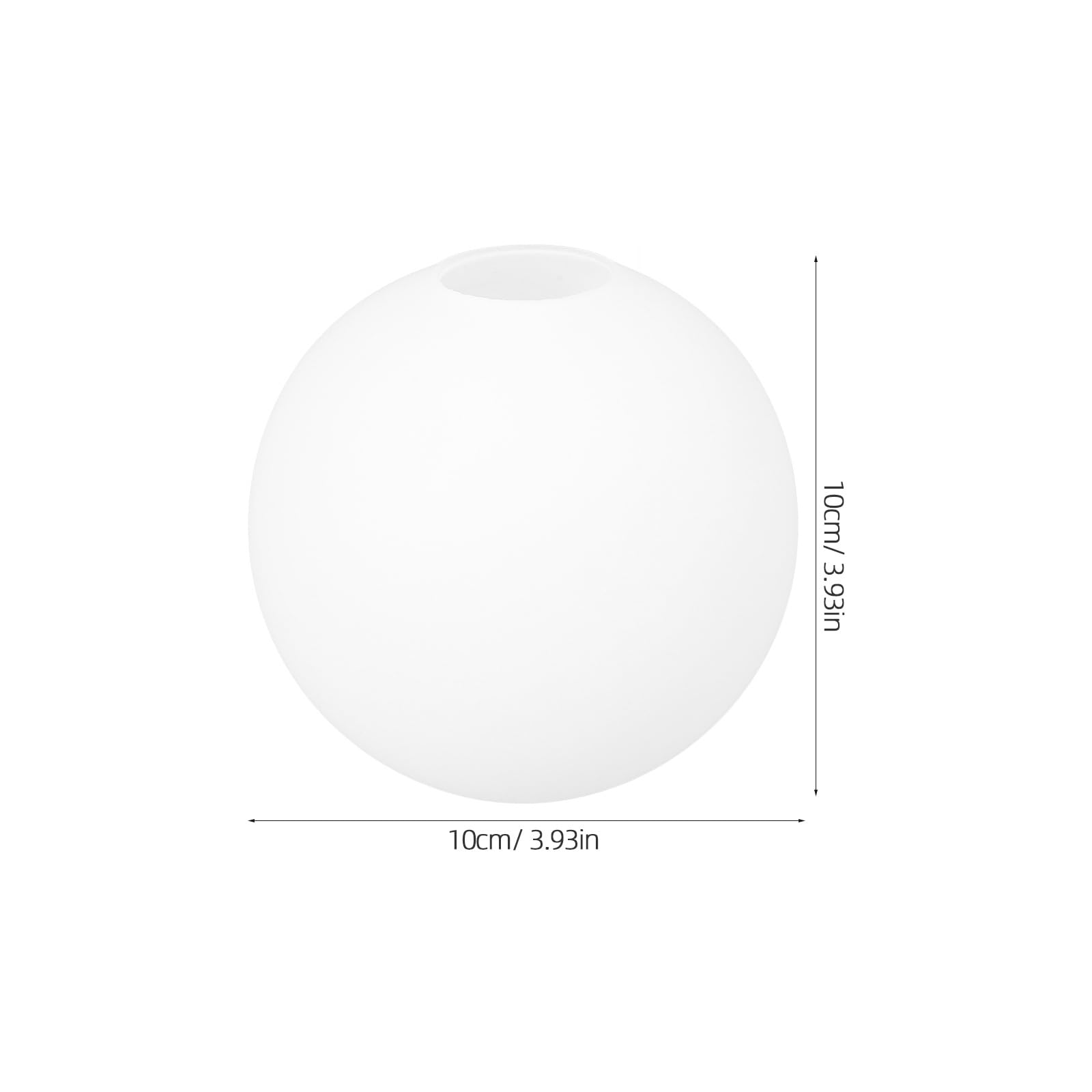 MUCKLILY Globo Paralume Sfera Vetro Smerigliato Ricambio