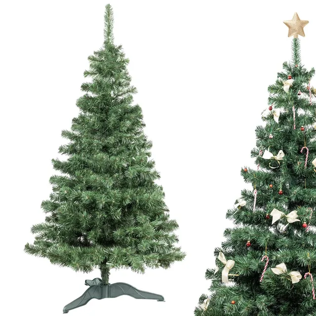 Creative Home Albero di Natale Artificiale 180 cm Verde Folto