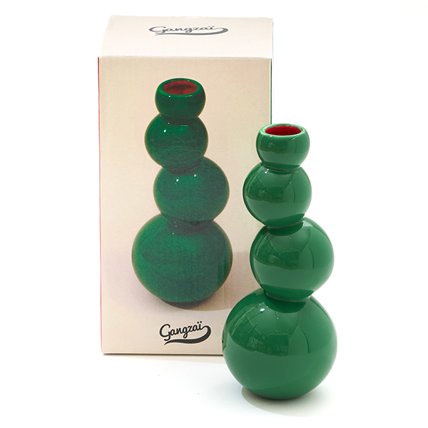 Gangzaï Geometrica Astre GD745 vaso verde per fiori